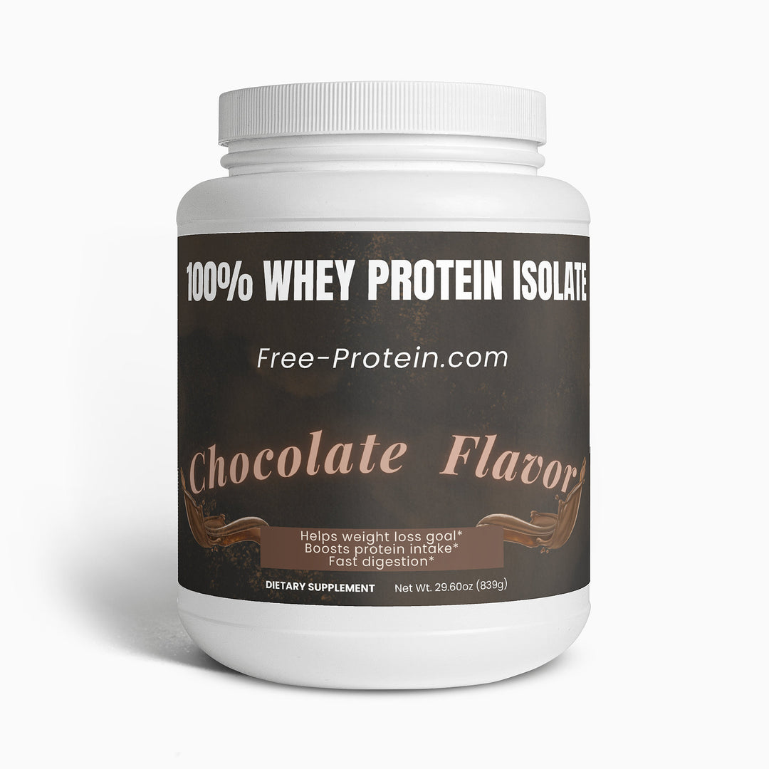 Personalized Protein Protocol + 3 tubs of 100% Whey Protein Isolate (Chocolate)